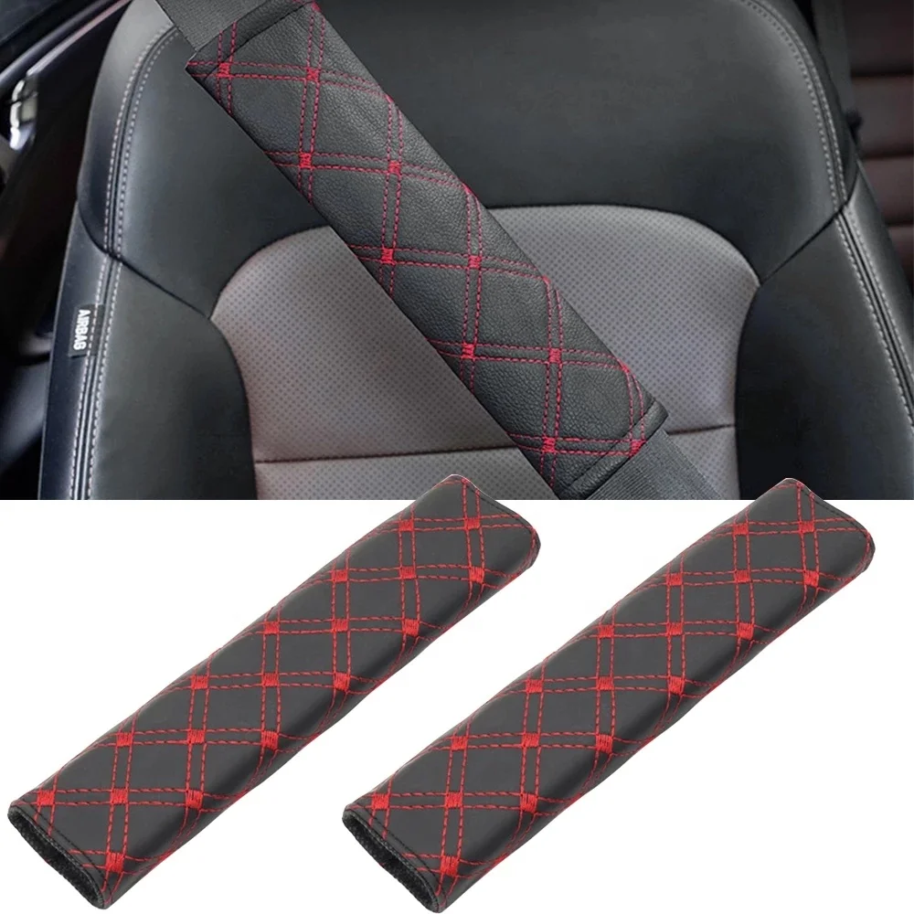 Чехол для автомобильного цветного ремня безопасности для детей и взрослых, чехол для автомобильного ремня безопасности, подушка для ремня безопасности