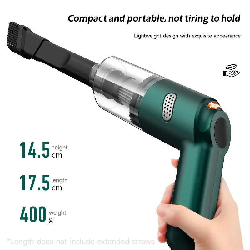 PCMOS High Power Mini Portable Rechargeable Handheld Vacuum Cleaner Strong Suction Cordless Wireless for Household Use - view 6