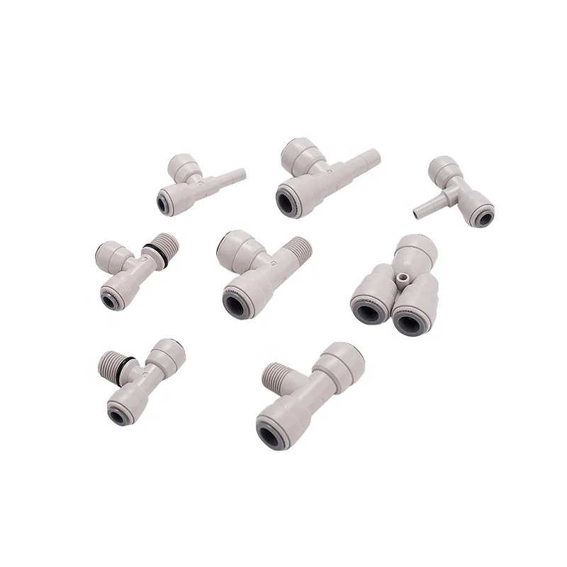 Quick Plastic RO Water System Tube Bending Fittings 6mm 8mm 12mm 25mm 32mm Pipe Fitting Connectors