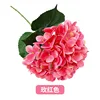 Hortensia individual 3D en rojo rosado