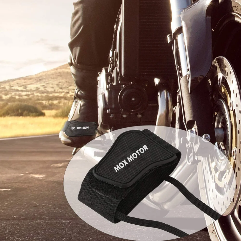 Мотоциклетное снаряжение рычаг переключения передач сапоги для езды на мотоцикле с коврик для ног мотоцикл защитная подкладка на мотоботинки