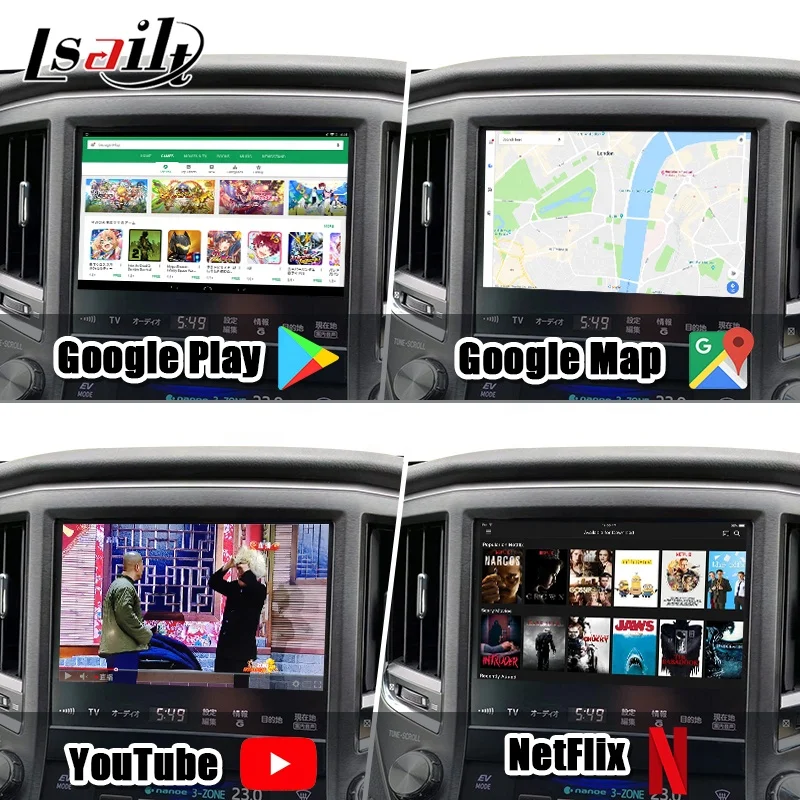 Lsailt Android Multimedia Interface Box for Toyota Crown with