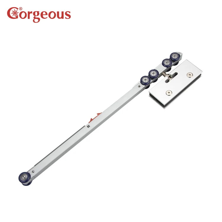 sliding door soft close damper fitting sliding glass door hardware wheel roller soft closing sliding door system