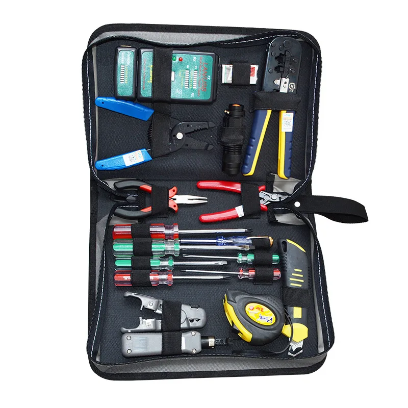 MT-8439 Professional Multifunction Computer RJ45 Network Termination Tools Kits/Case internet wire tester