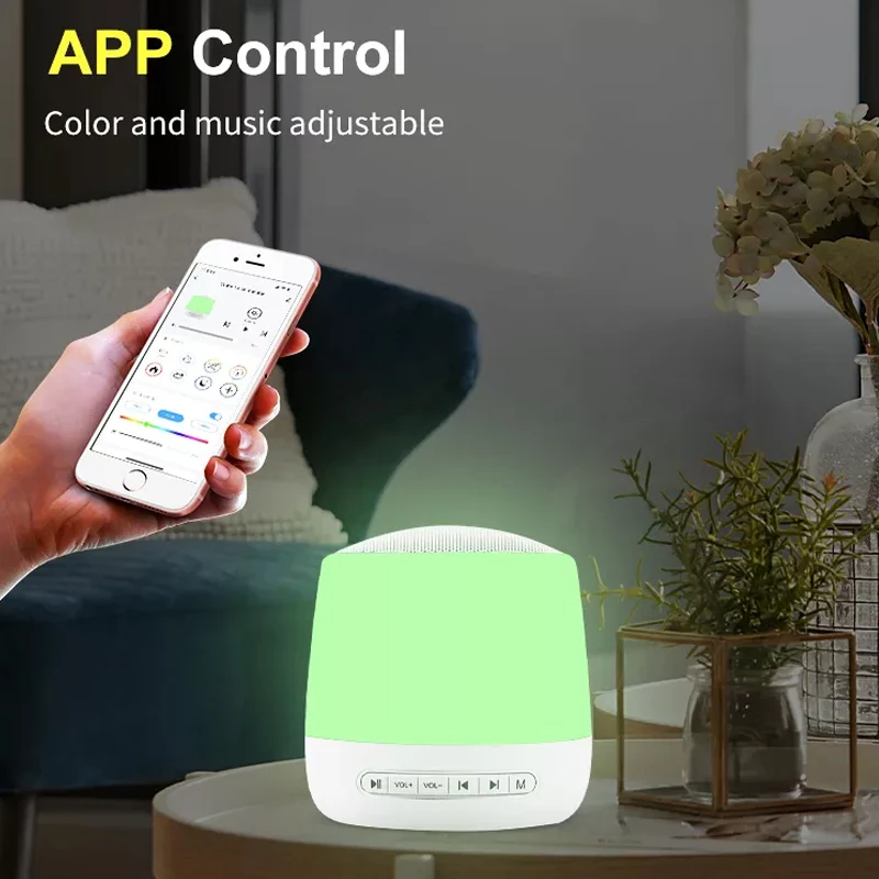 Smart White Noise Sound Machine for Sleeping Baby Office and Travel with Timer and Night Light manufacture