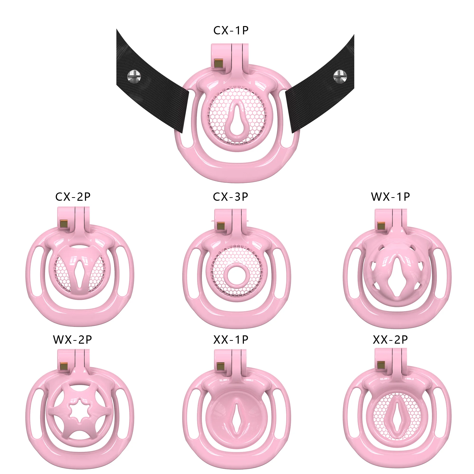 Wearable Mini Cute Small Short Male Chastity Belt Wearable Plastic Chastity Cage Penis Lock Sex Games Toys for Men