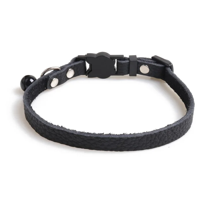 Luxury Cat Neck Belt Macaroon Color Real Leather Soft Breakaway Genuine Leather Cat Collar Buy