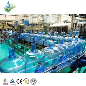 Automatic 600BPH 900BPH 20Litre 5 gallon water washing filling capping machinery factory