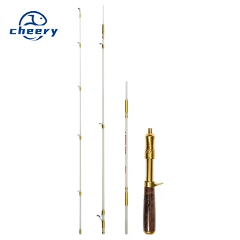 CHEERY Magic Shadow Five Generation Micro Horse Mouth White Fishing Rod Fuji Glass Fiber Stream Road Asian Rod 1.5m 0.5kg – Soft Lure – view 2