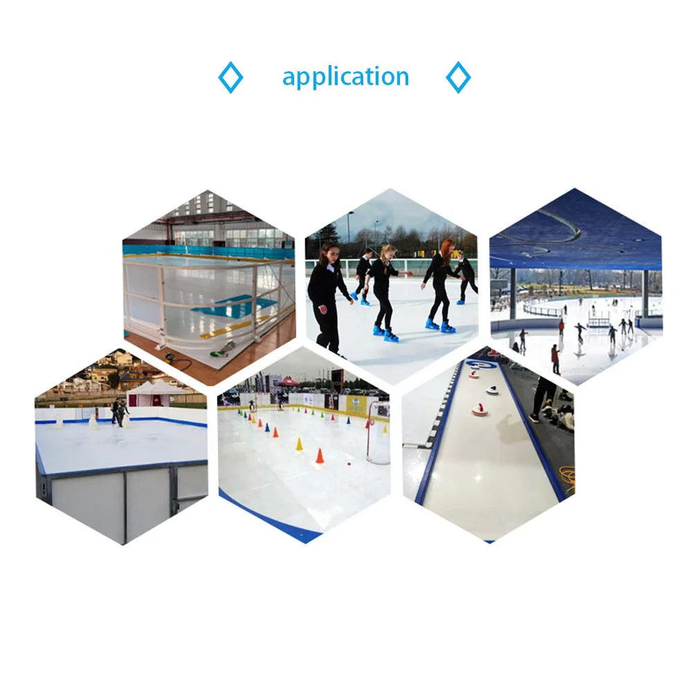 Premium Synthetic Ice Rink Uhmwpe/ice Hockey Flooring Tiles