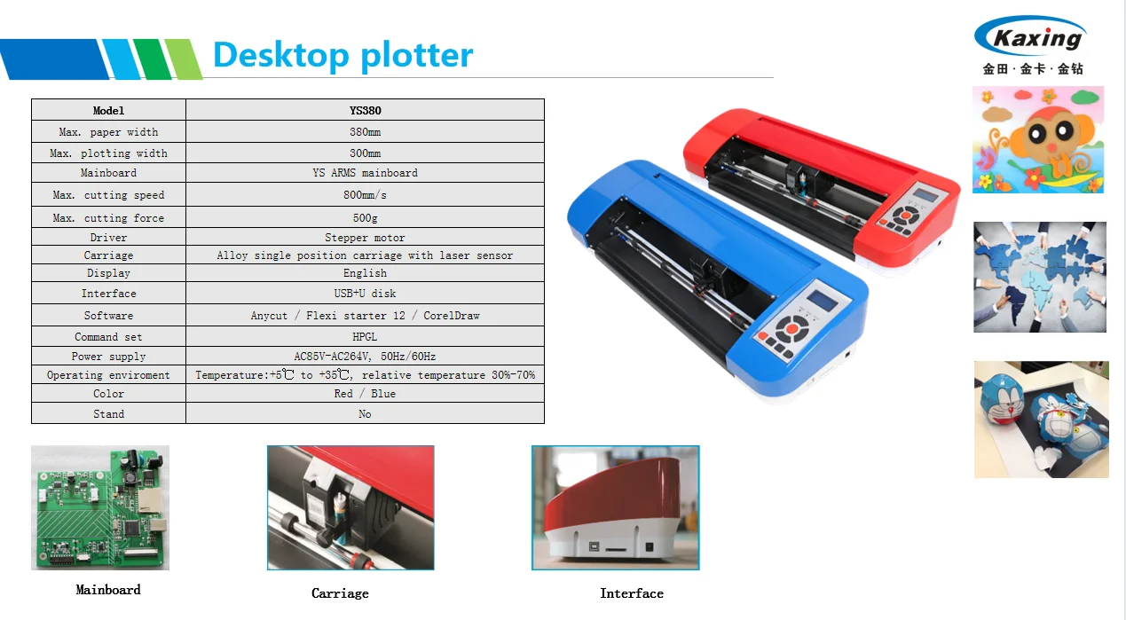 Ys380 A3 Size Auto Cutting Plotter Buy Graphtecrolandmutocutting Plotterdesktop Plotter 6956