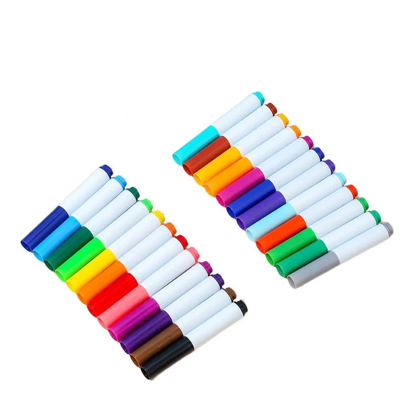 Kids Creative Color Change Marker Pen Magic Invisible Ink Watercolor Marker Mini Magic Art Marker with Special Drawing Paper