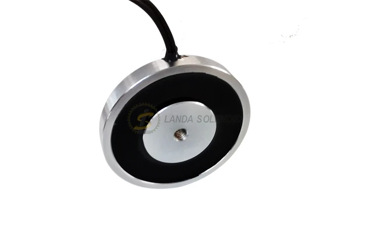 New Arrival Mini Circular Holding Electric Magnet Dc 12v 24v Ultra Thin Flat 60*8mm 20Kg/200N lifting electromagnet