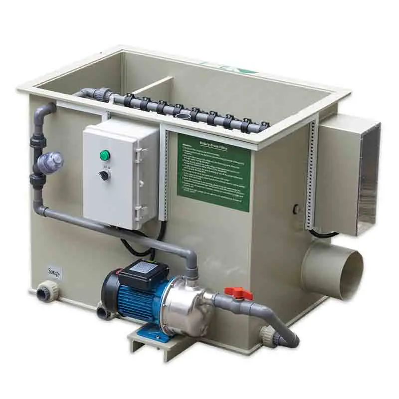 Qihangras High Efficiency Drum Filter For Water Filtration System