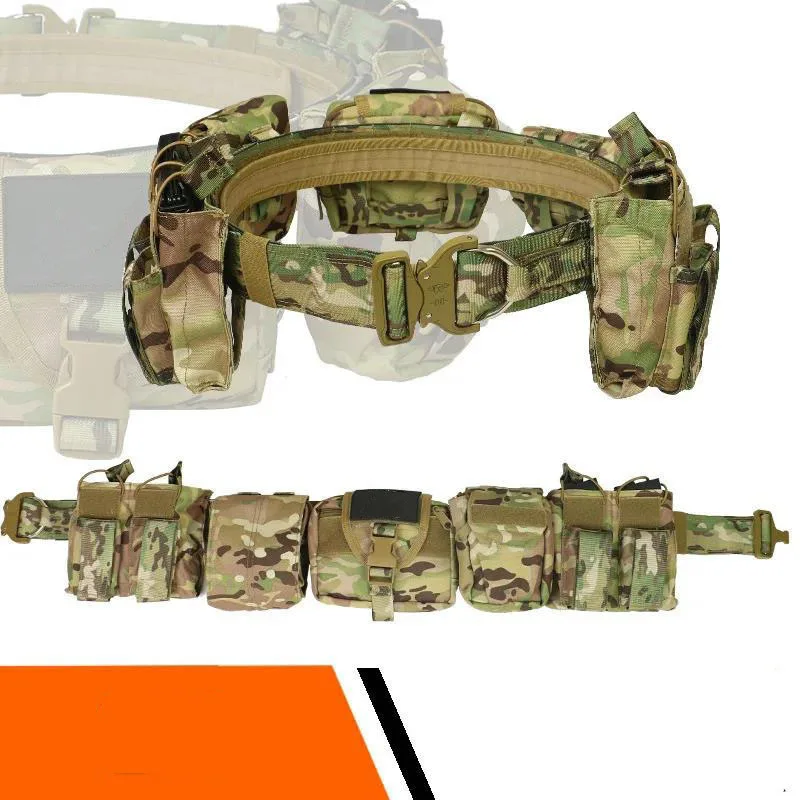 High Quality Durable Outdoor Tactical Belt Kit Multifunctional Adjustable Wholesale Waistband Nylon Removable Adjustable Belt