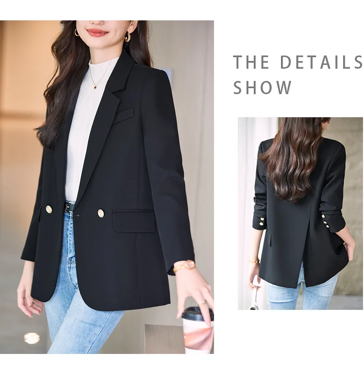 High Quality Female Casual Small Suit Jacket for Spring Commuter Wear Korean Slim Suit New Temperament Women's Suits Blazers
