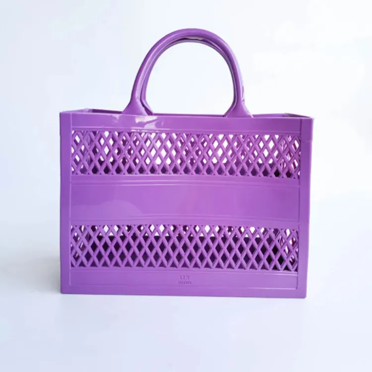 2023 China Supplier New Plastic Pvc Purse For Girls Retro Style Jelly