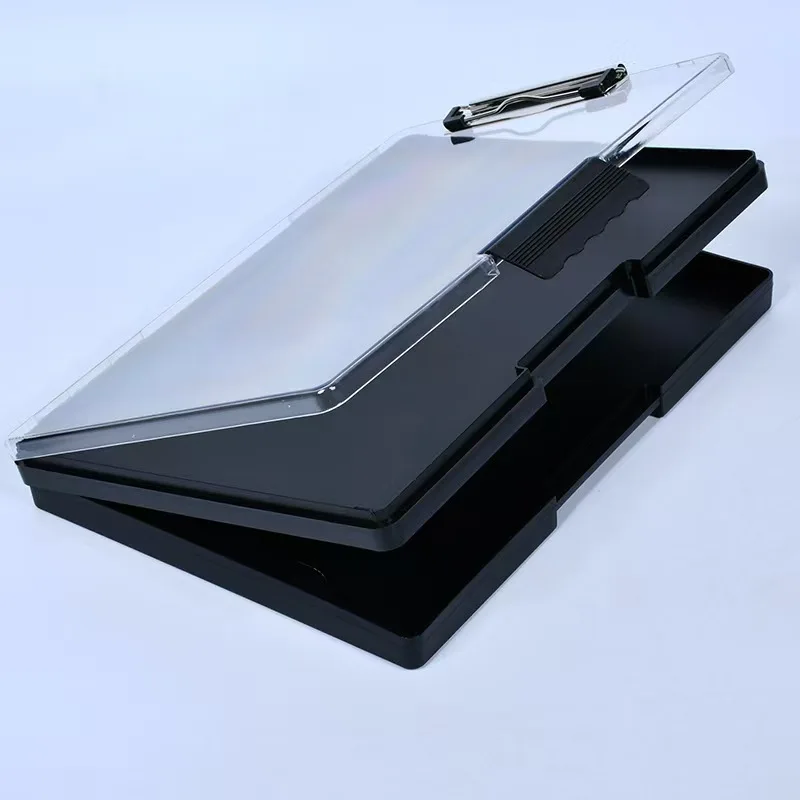 Multi-functional Storage File Folder Plastic Clip Large-Capacity Business Office Gift Organizer Box with Logo Printing Option preview 4