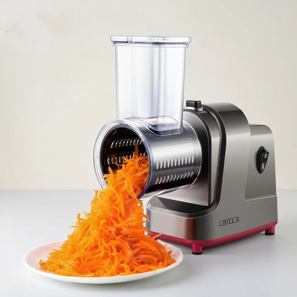 TEBAK Cheap Price Salad Shooter Electric Cheese Grater Food Processing Home Kitchen Vegetable Cutter Meat Cutting Machine