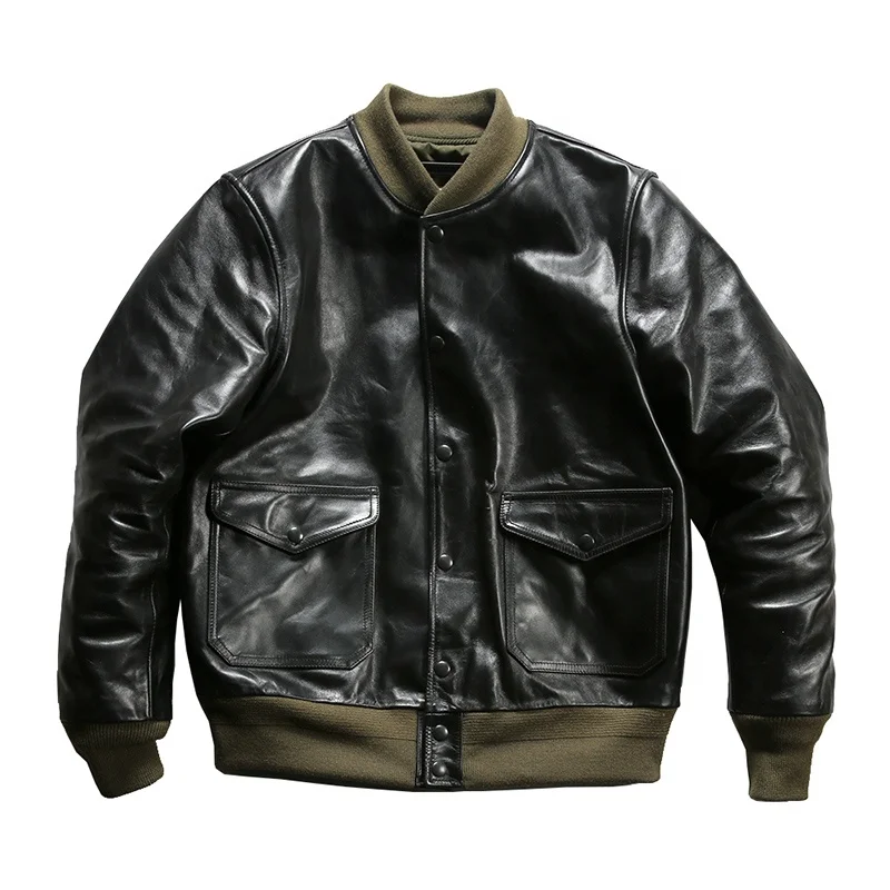 【AAKE】VINTAGE LINE LEATHER JP Y'2 Leather PR-64 Vintage Horsehide Single Riders Leather