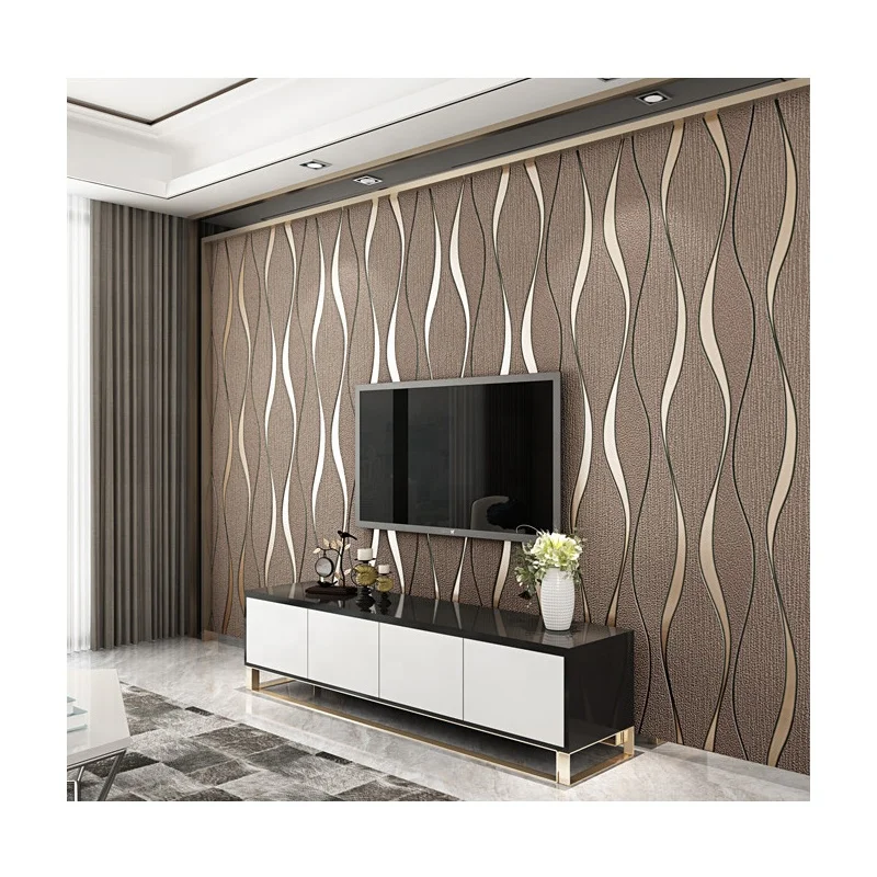 Modern Simple Tv Background Luxury Classic Interior 3d Wall Coverings For  Wallpaper Decoration - Buy Interior 3d Wall Coverings,Background Wallpaper  3d,Wallpaper Home Decoration Product on 