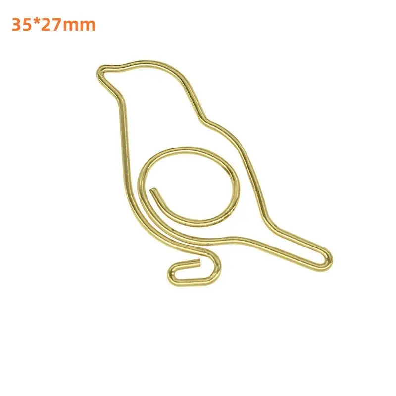 Low Price Note Folder Office Business Card Cute Mini Small Metal Musical Claw Bookmark Book Mark Clip