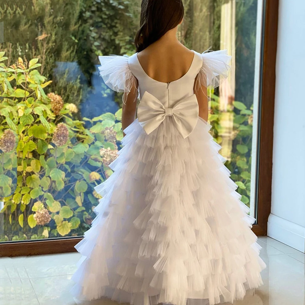 Luxury Flower Girl Dress First Communion Party Princess