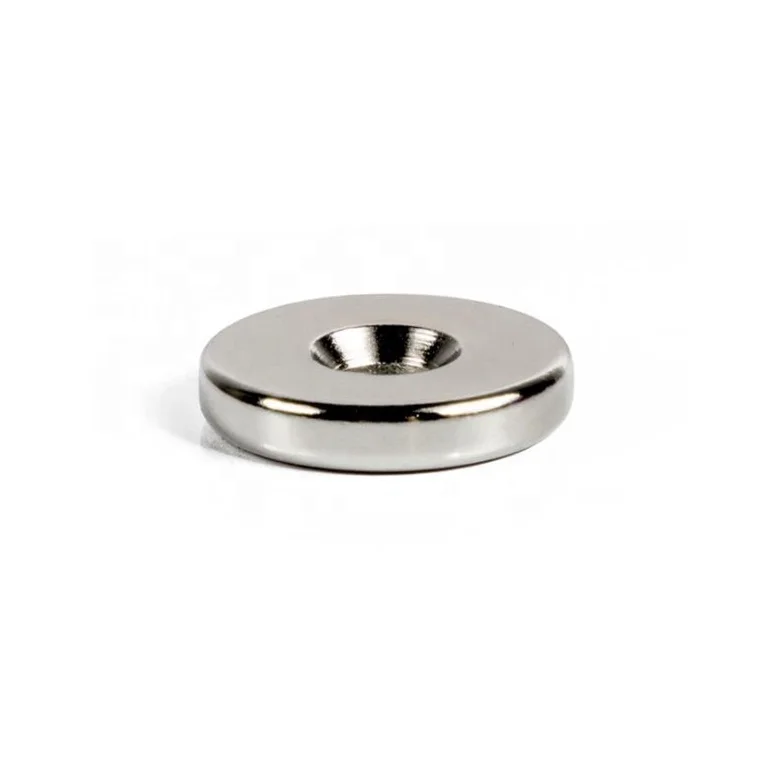 Circular Countersunk Hole Ring Ndfeb Magnet