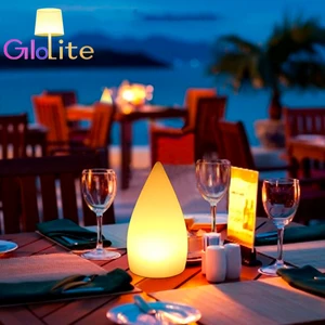 Golite Modern LED Table Lamp for Restaurant Rechargeable Multiple Colors Bars Outdoor Bedroom Hotel Decorative Lights AC Powered