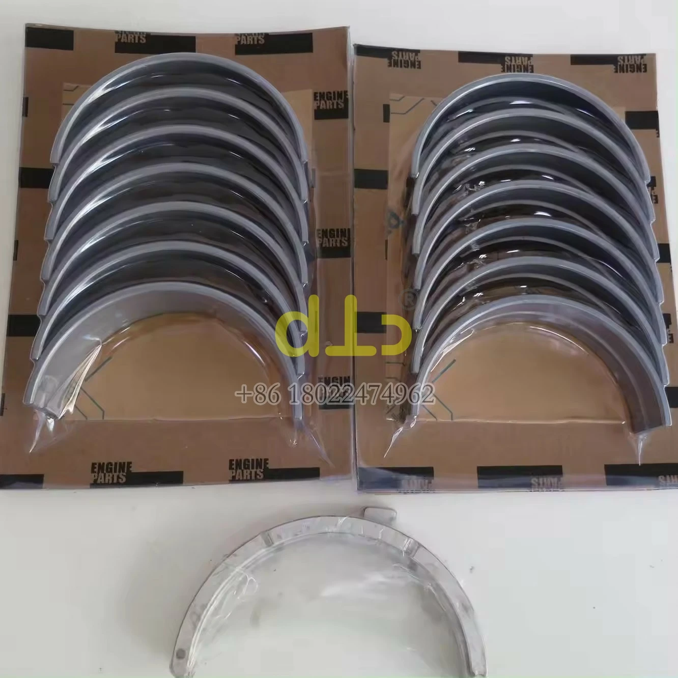 Diesel Engine Main Bearing Set 3801151 for Cummins Diesel Engine M11 Qsm11 Main Bearing Kit .010 Main Bearing +0.25