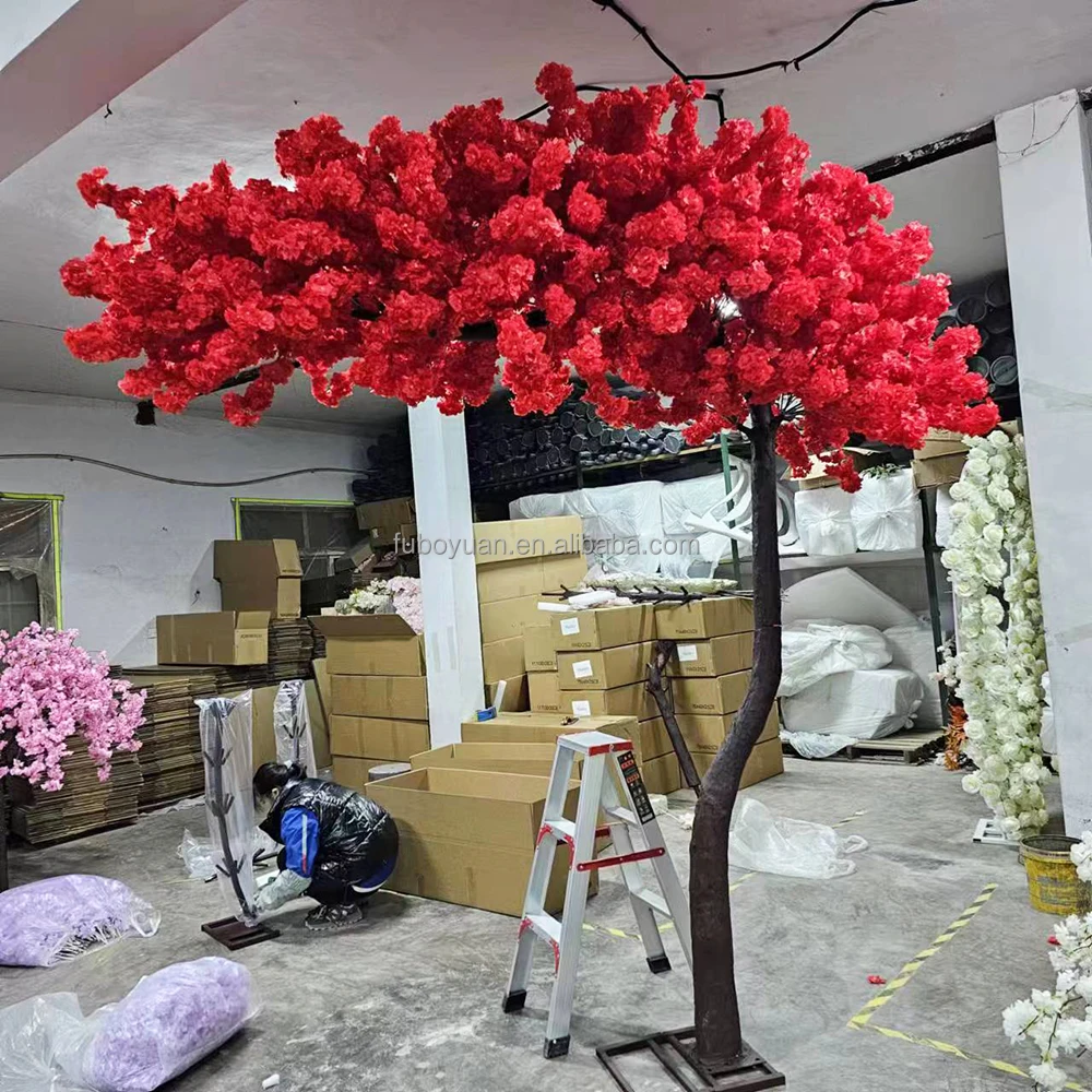 H05290 Indoor Outdoor Knstlicher Kirschblten baum bogen Seiden  kirschblten baum fr Hochzeits dekoration Baum Fiberglas| Alibaba.com