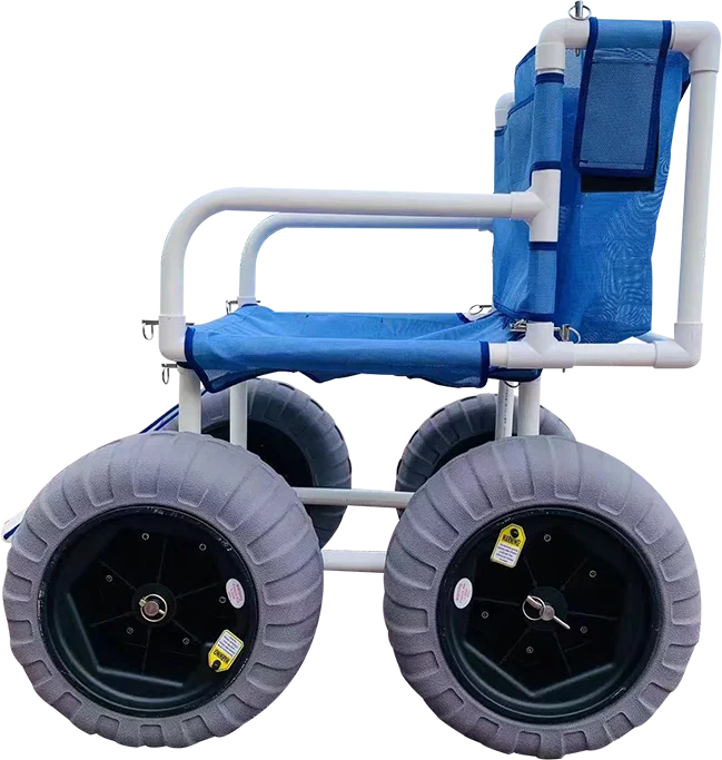 Professional Commode beach Wheelchair With Wheels Old Man Toilet Chair Bathroom outdoor wheelchair for beach - BZ-beach-01 manufacture