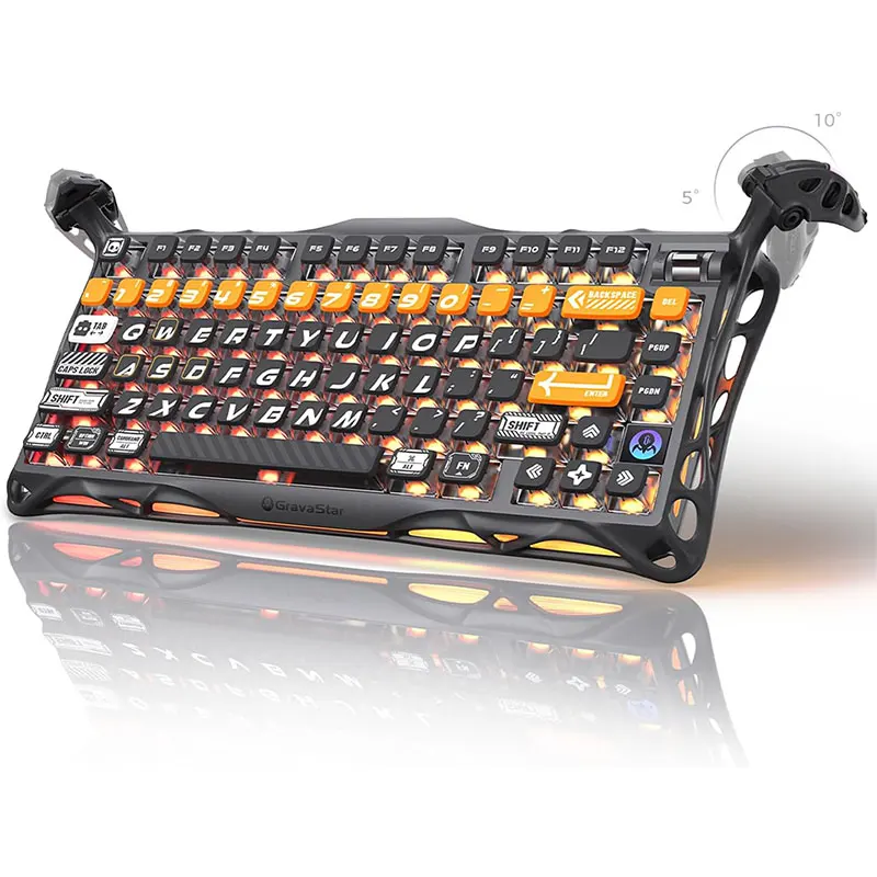 GravaStar Mercury K1 Pro Wireless Mechanical Gaming Keyboard with