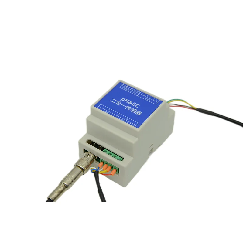 High Accuracy 2 in 1  RS485 Modbus Water pH EC Meter Digital Online pH EC Sensor Agriculture Hydroponics