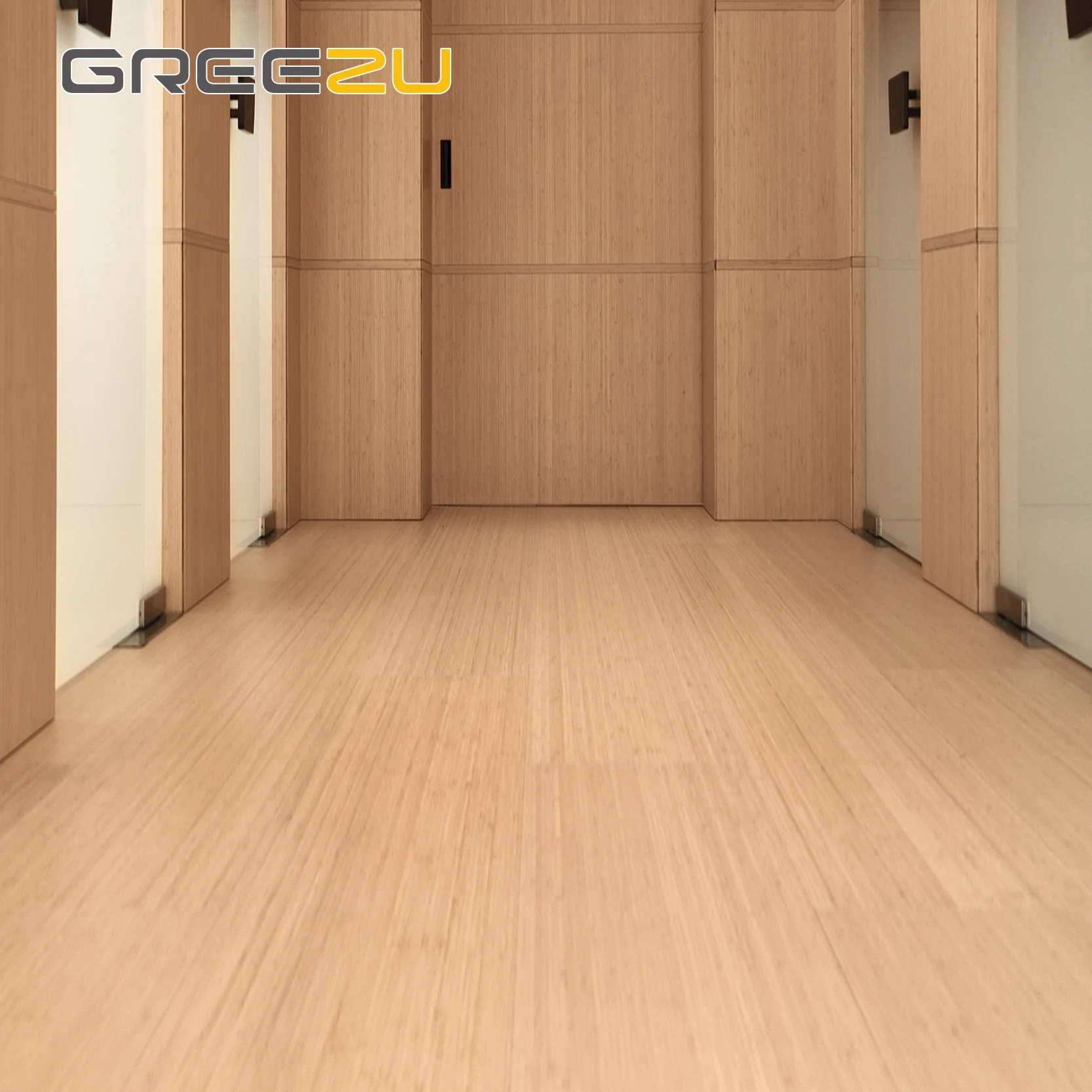 Водонепроницаемый прочный индивидуальный устойчивый твердый бамбуковый настил карбонизированный для внутреннего гостиничного дома