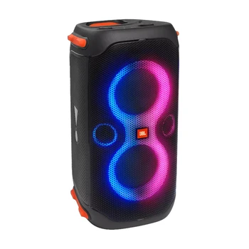PartyBox 110 High power portable wireless Bluetooth party and party speaker with LED lights for 12 hours of battery life