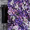 purple court star cluster-pure purple luxury club flower wall