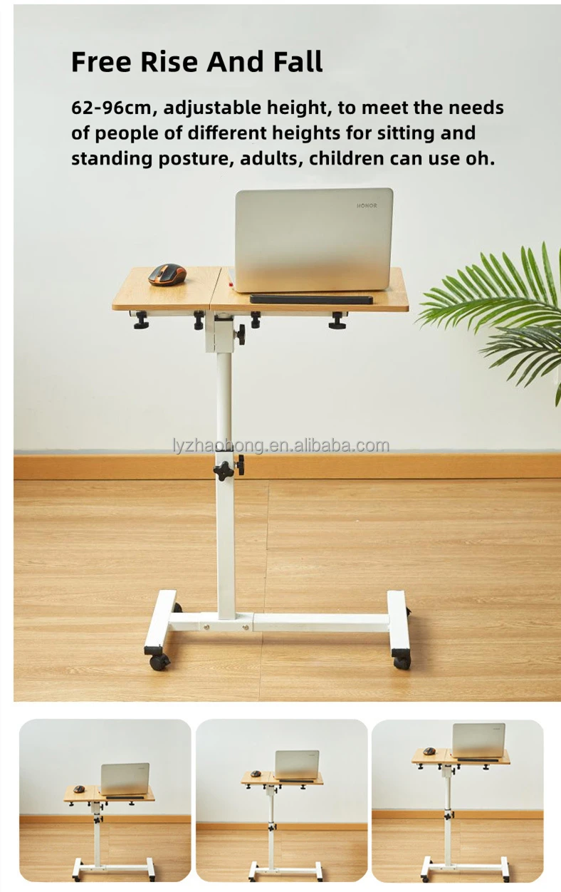 Movable Lifting Computer Table Student Dormitory Simple Lazy Rotating ...