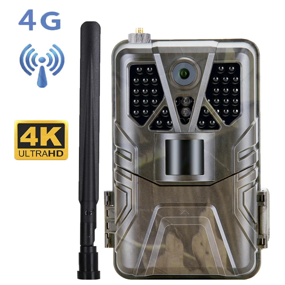 Garden Camouflage 4G APP Remote Control Hunting Cam 36MP