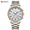 Glod Case White Dial