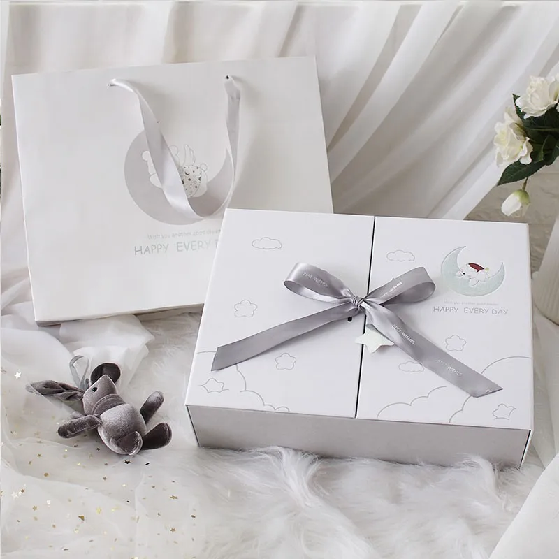 Customized Baby Shower Favour Gift Boxes New Born Baby Gift Set Box