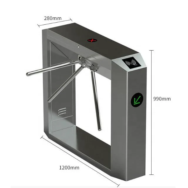Tripod Turnstile Gate Access Control Manual/semi-automatic/automatic Security Tripod Turnstile Gate