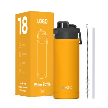 Wholesale Customized Water Bottle Vacuum Insulated Flask Stainless Steel Sport Bottle with Lid