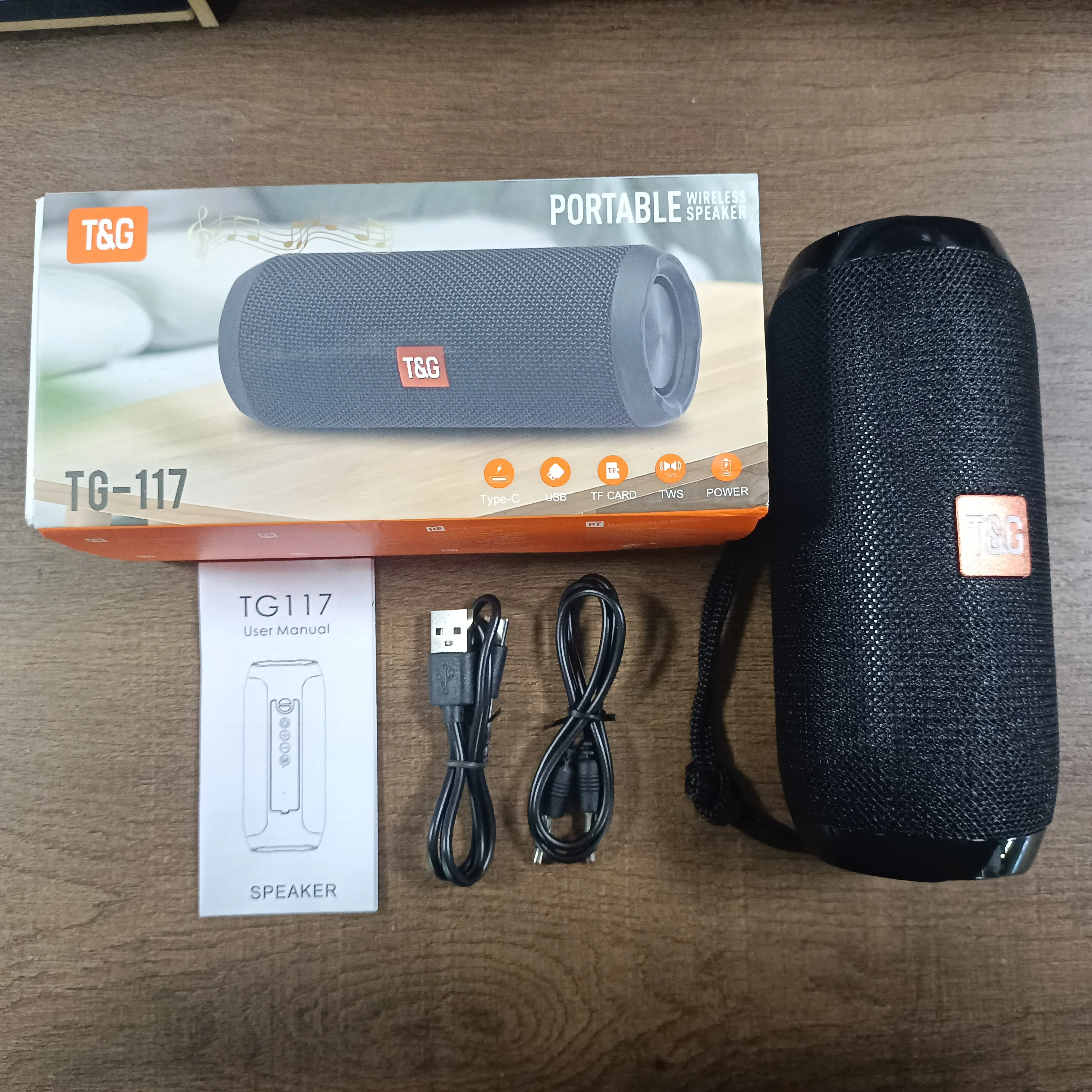 TG117 USB Player Waterproof BT Portable Speaker Super Quality Outdoor Wireless Speaker