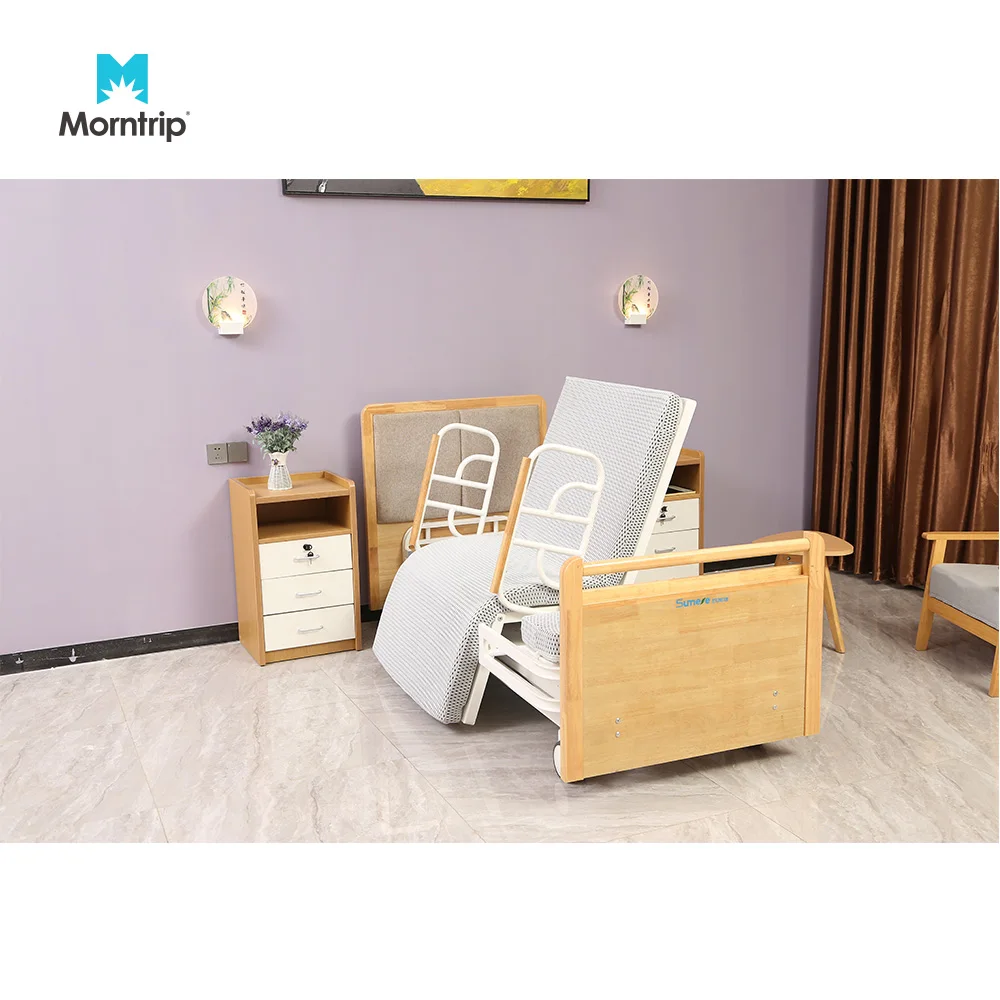 Morntrip High-End Smart Multi Function Electric Adjustable  Nursing Bed Tunisia for Senior Nursing Home