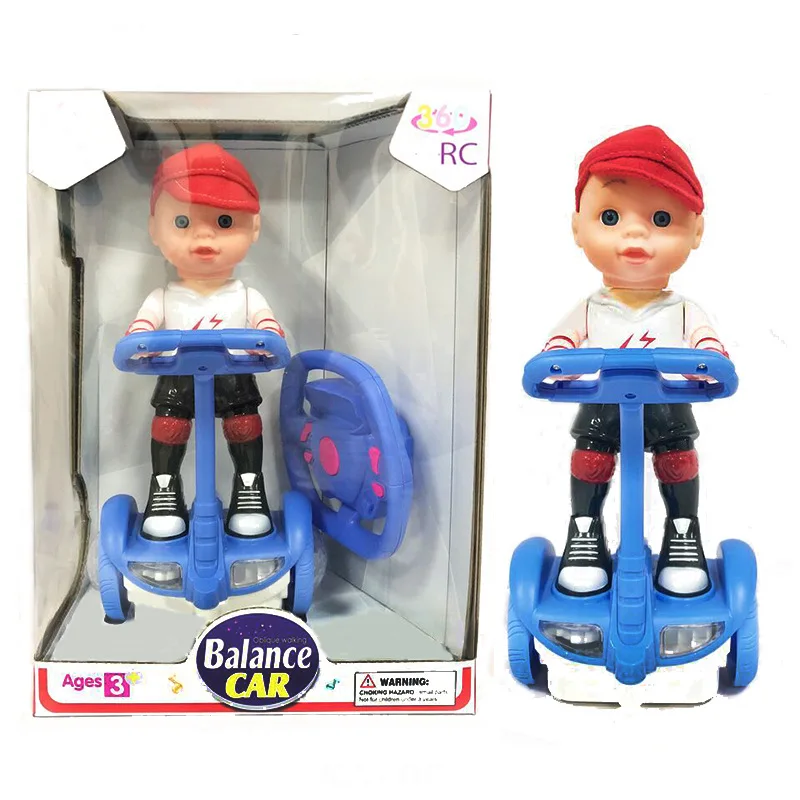 Hot Sale 2.4g 5ch Fashion Remote Control Rotary Balance Car Pretty Rc