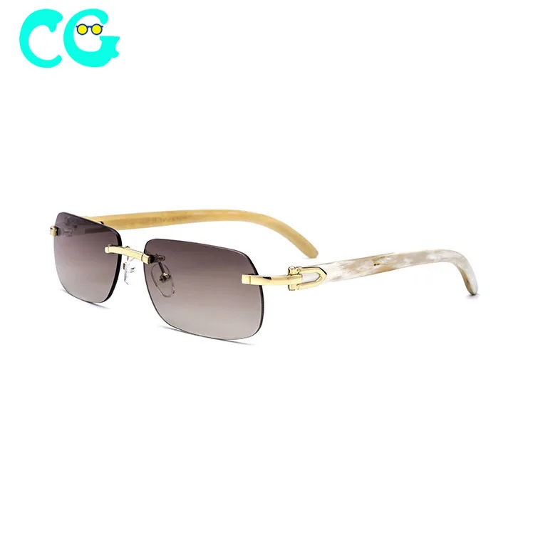 20/20 Brand Designer Sunglasses - Round Rimless Glasses – FuzWeb