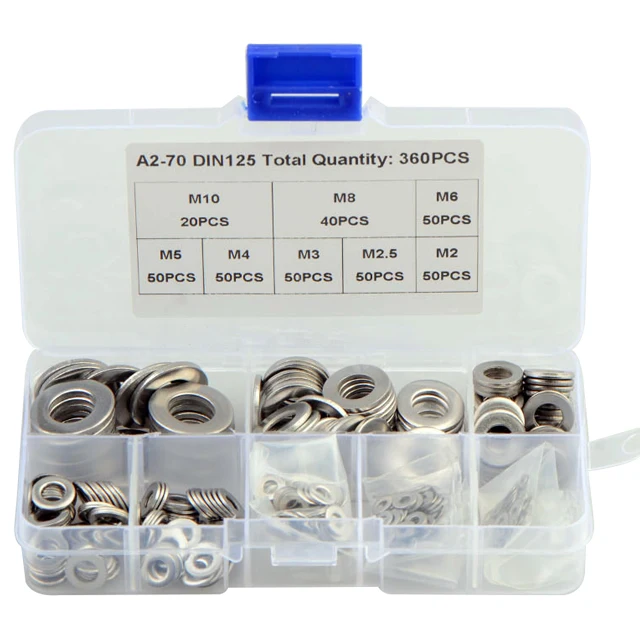 Zinc Plated Pack of 20 M6 Spring Washers M5 M8 Mixed Pack of M4 