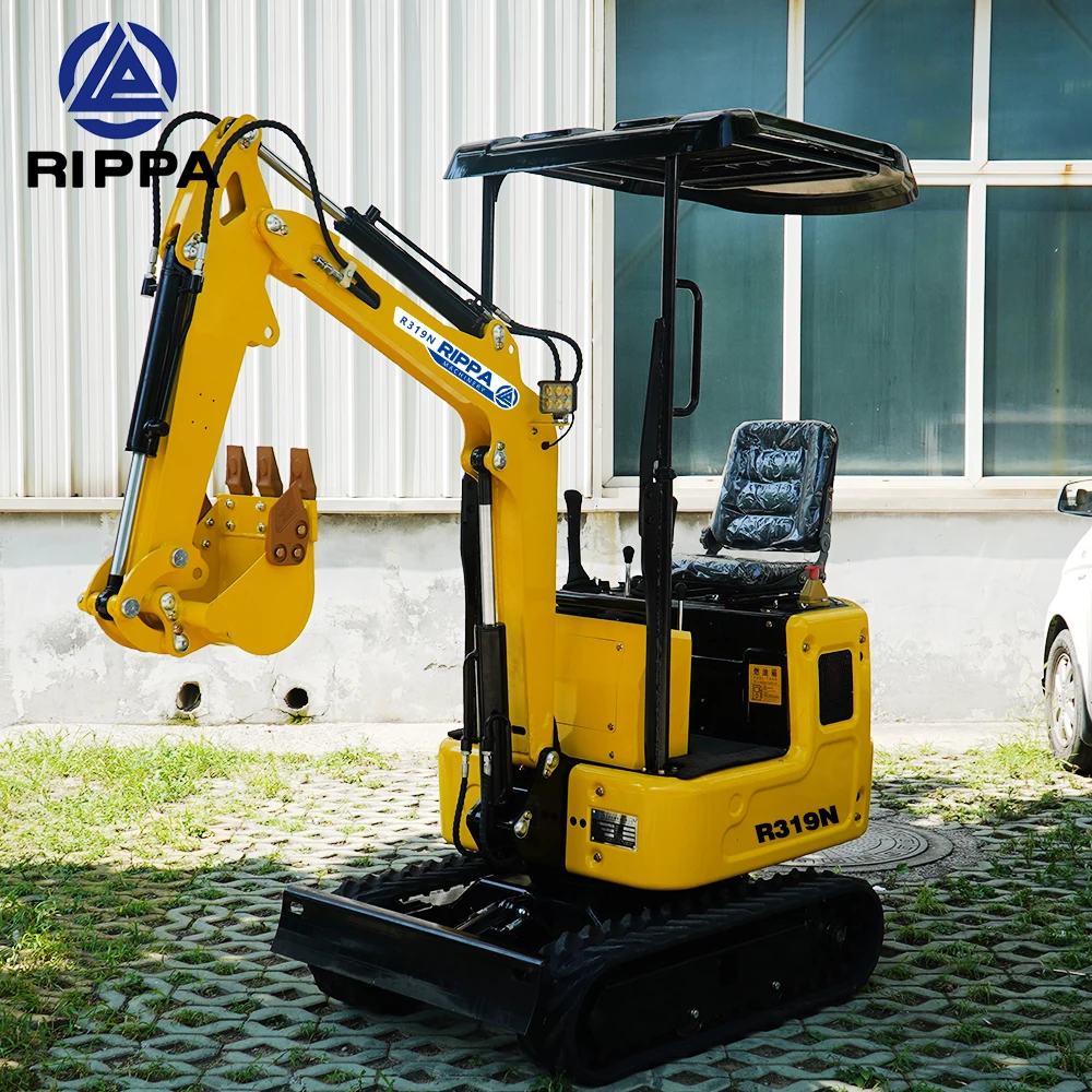 Rippa Home Use Small Excavation Machine Cheapest Crawler Micro Excavator Mini Digger for Sale