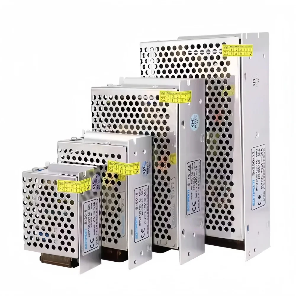 2 Years Warranty Smps LED Switching Power 12V30A 24V5V High Power Constant Voltage Monitoring Display DC Industrial Power Supply